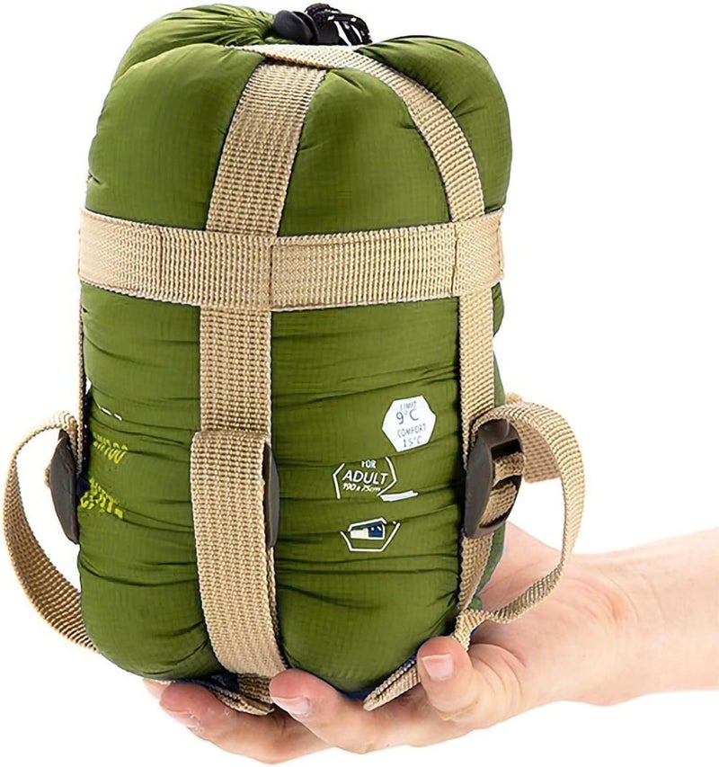 ECOOPRO Warm Weather Sleeping Bag - Portable, Waterproof, Compact Lightweight, Comfort with Compression Sack - Great for Outdoor Camping, Backpacking & Hiking-83 L x 30" W Fits Adults - Image 1