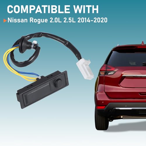 ANDO RACING Rear Liftgate Release Tailgate Switch Open Compatible with Nissan Rogue 20L 25L 20142020 Hatch Button Trunk Latch Replacement 253804BA1A - Image 3