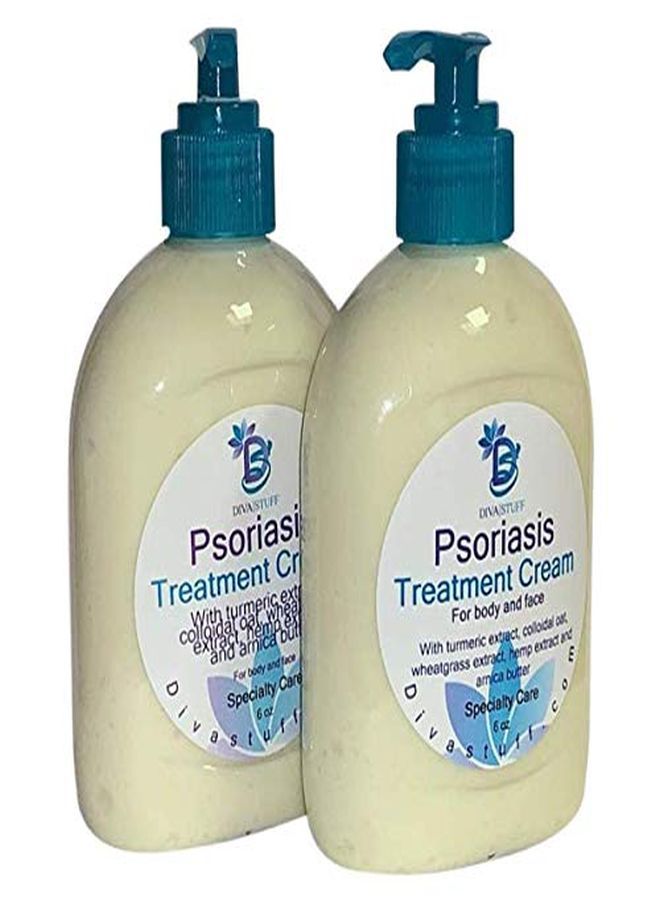 Diva Stuff Max Strength Psoriasis Treatment Cream For Body & Face, Reduces Redness And Inflammation, Heals Dry Cracked Skin & Soothes Itchiness, By ,2Pk - Image 1