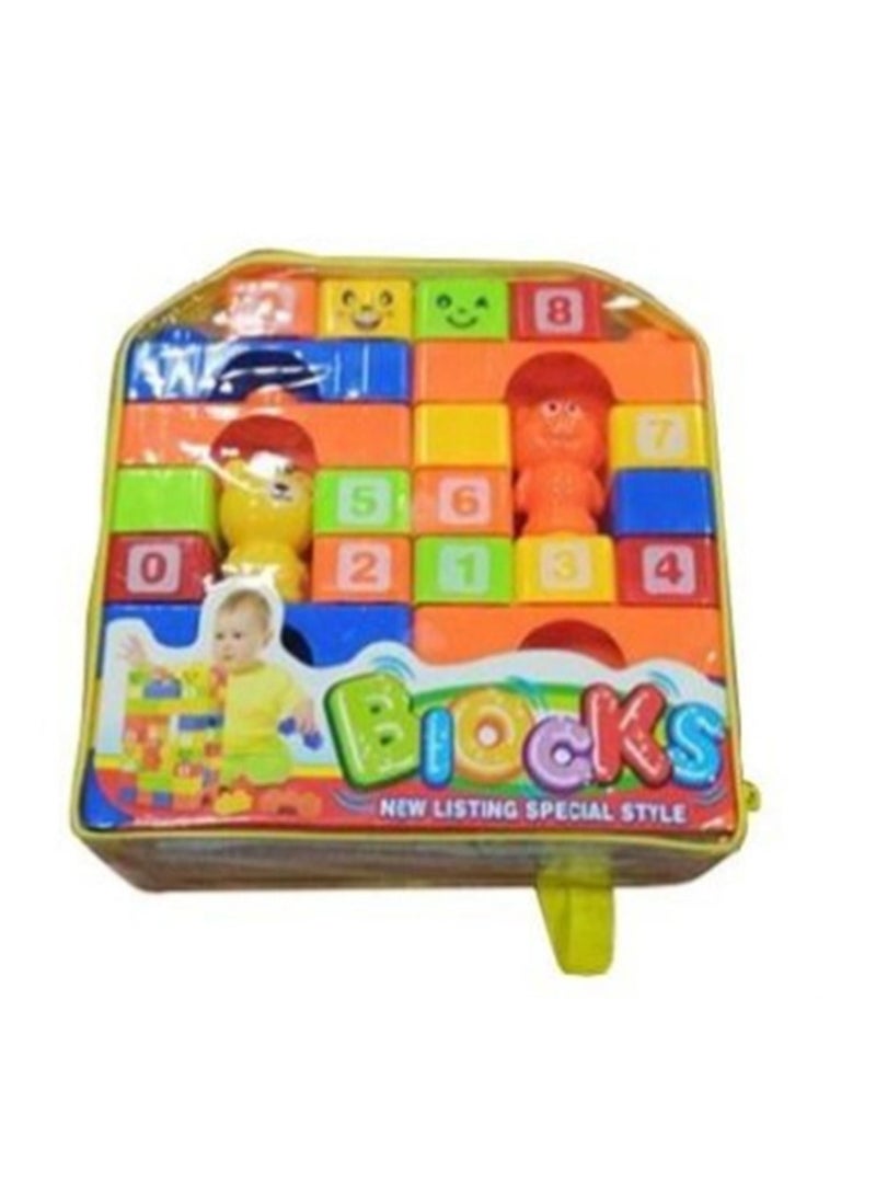 ACLIX Kids Big Size Blocks Set in Bag(Multicolour)- 30 Pieces 