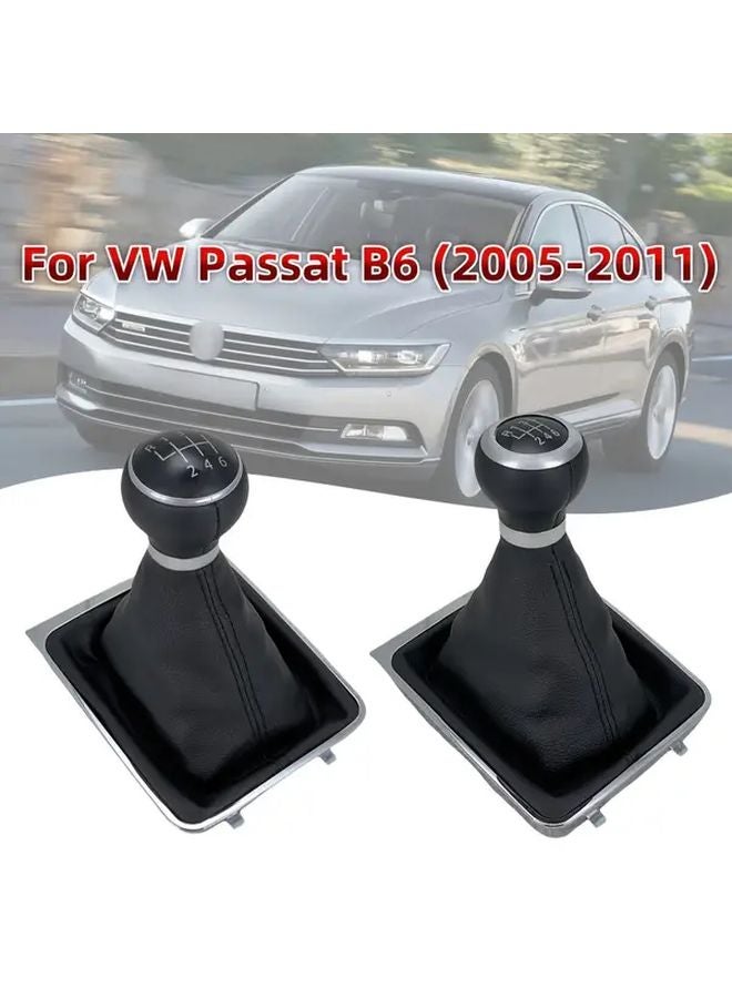 مقبض ناقل الحركة اليدوي بلاك بول 6 سرعات لفولكس فاجن باسات B6 2005-2011 استبدال مباشر بالتوصيل والتشغيل - Image 1