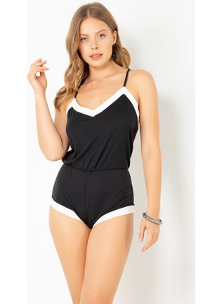 DoReMi Cotton Shorts Overalls Pajamas  - Image 1