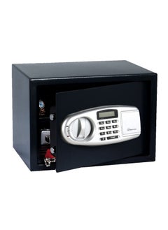 NAMSON Electronic Digital Battery Operated Safe Deposit Box With Digital Pin Keypad And Manual Override Keys Grey 25X35X25Cm  - Image 1