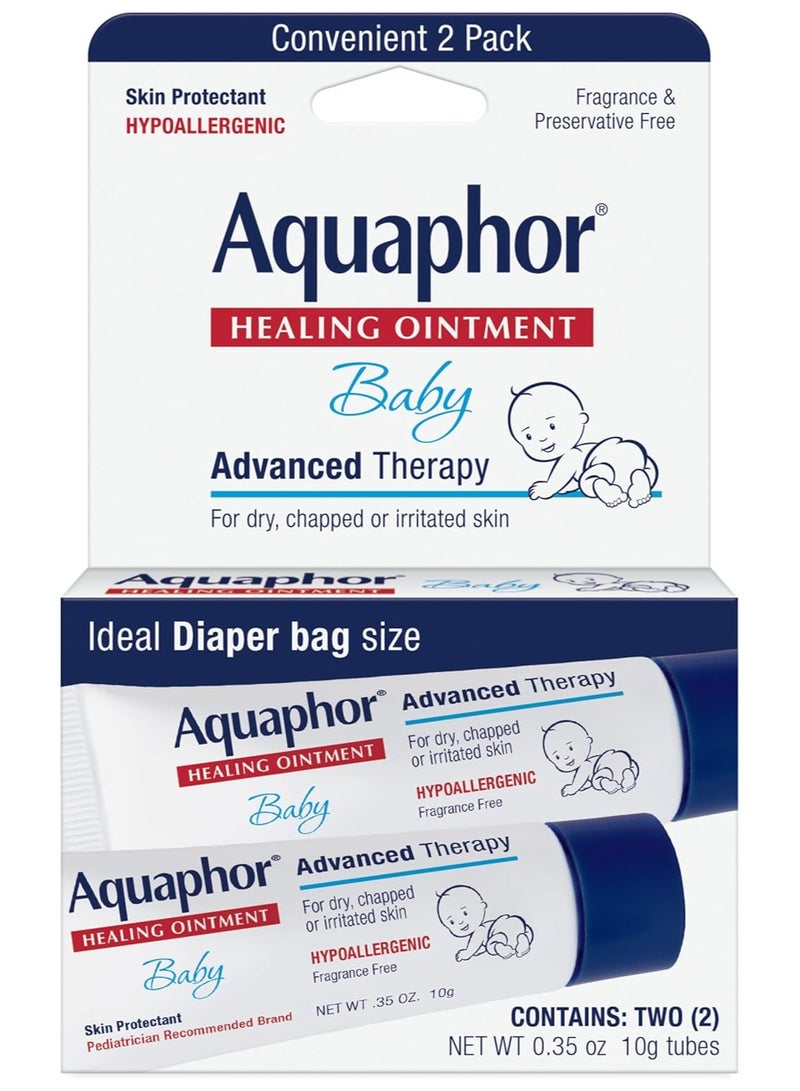Aquaphor مرهم Aquaphor Baby Healing To-Go، أنبوبان × 35 أونصة - Image 1