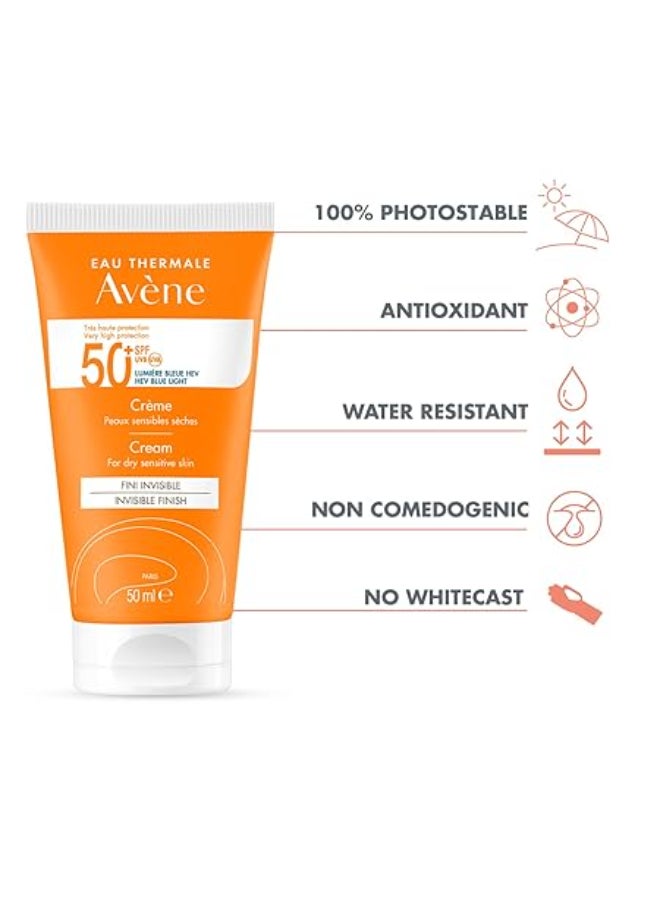 آفين كريم حماية عالية جداً SPF 50+ خالي من العطور - Image 5