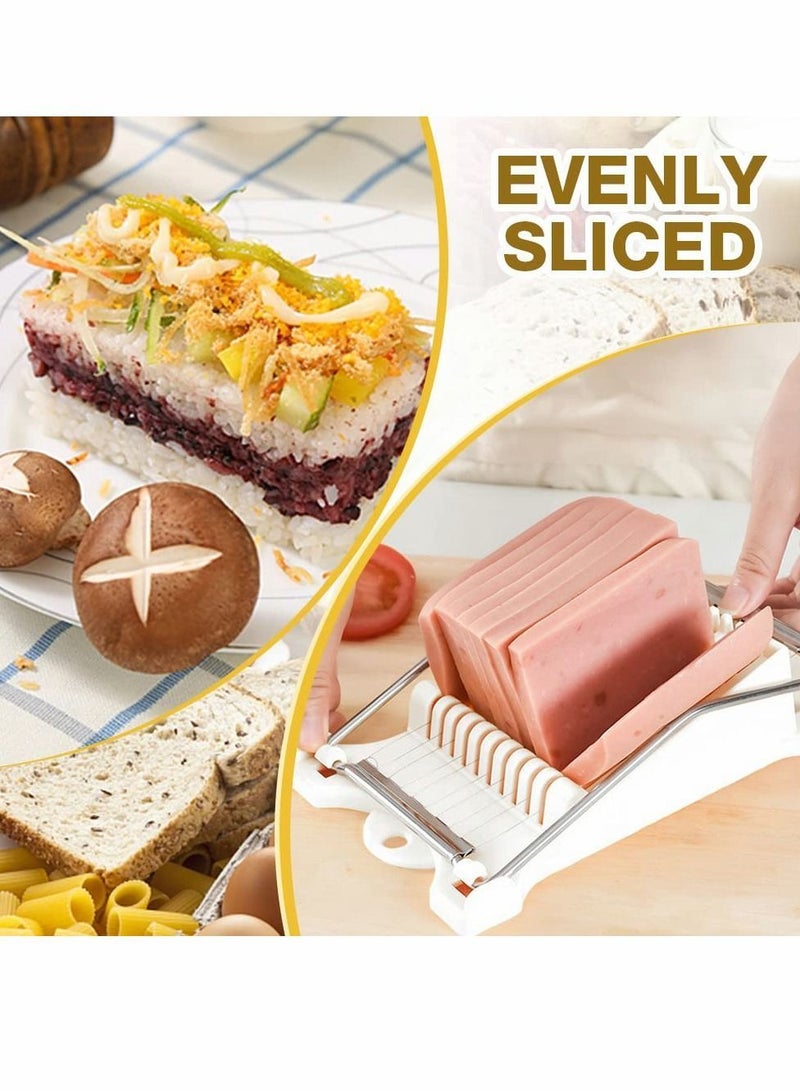 NIBEMINENT Spam Slicer and Musubi Mold, Kitchen with Pressing Rice Ball Mold Sushi Making Tool, Hot Dog Bun for Restaurant Home (3 Pcs) - Image 2