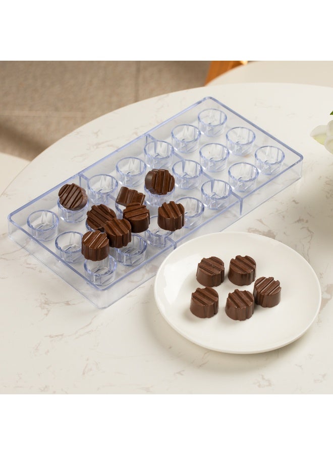 Restaurantware Pastry Tek 10.8 x 5.3 Inch Sphere Molds, 10 Freezer-Safe Chocolate Ball Molds - 21 Cavities, Dishwasher-Safe, Clear Polycarbonate Circle Molds, Easy To Release, Durable - Image 3