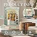 Cutefun Book Nook Kit DIY Miniature Dollhouse Kit 3D Creative Decorative Bookend 3D Wooden Puzzle for Adults Bookshelf Insert Library Decor with LED Light Muse Bookstore - Image 4