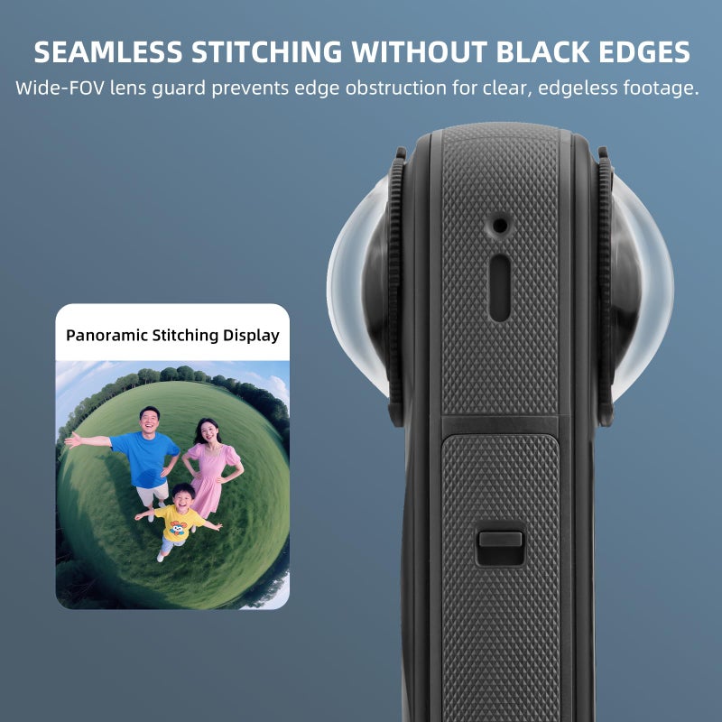 Flymile X5 Premium Lens Guard for Insta360 X5, High Transparency Tempered Glass Lens Protector Cover for Insta 360 X5 Protective Camera Anti-scratch Accessories - Image 4