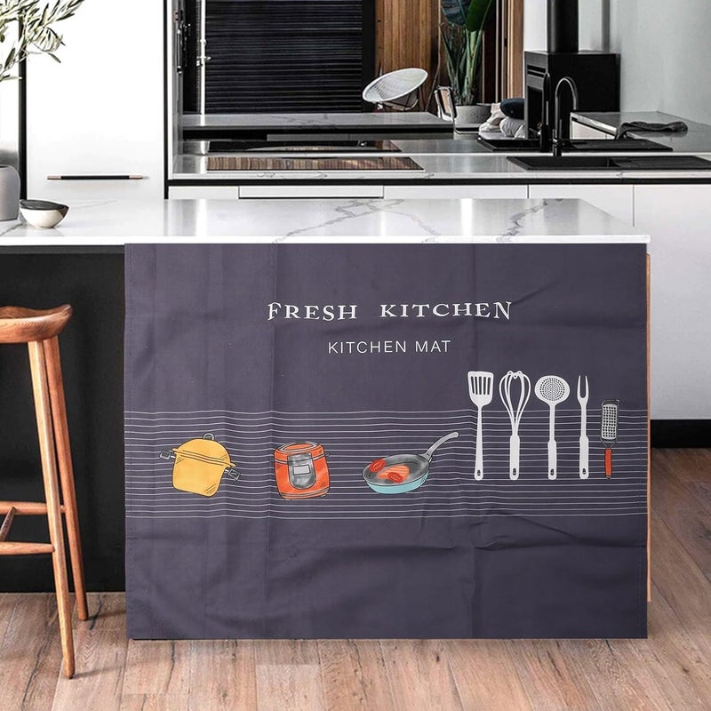 Fixed delivery schedule Kitchen Cabinet Cover Curtain with Fixed Sticker Design, Polyester Fabric Oil Fume and Dust Protection, Non-Perforated Style for Concealing Storage, Easy to Clean Washable White 50x70cm(MGL004) Diverse application fit Practical build Global mainstream design picks Low wear optimized build Field test upgraded craftsmanship Economical varied design options Regular scheduled transit Multi-style matching design Hanging space save Modern versatile shape Diverse operation compatible Various color options Daily wear upgraded resistant material Set product combo compatible Simple practical structure Dust proof All choice modern design Minimal design Reliable daily use design Widely used design Multi-demand compliant quality Rack sorted local inventory Ready-to-ship local stock Diverse purchase options - Image 4