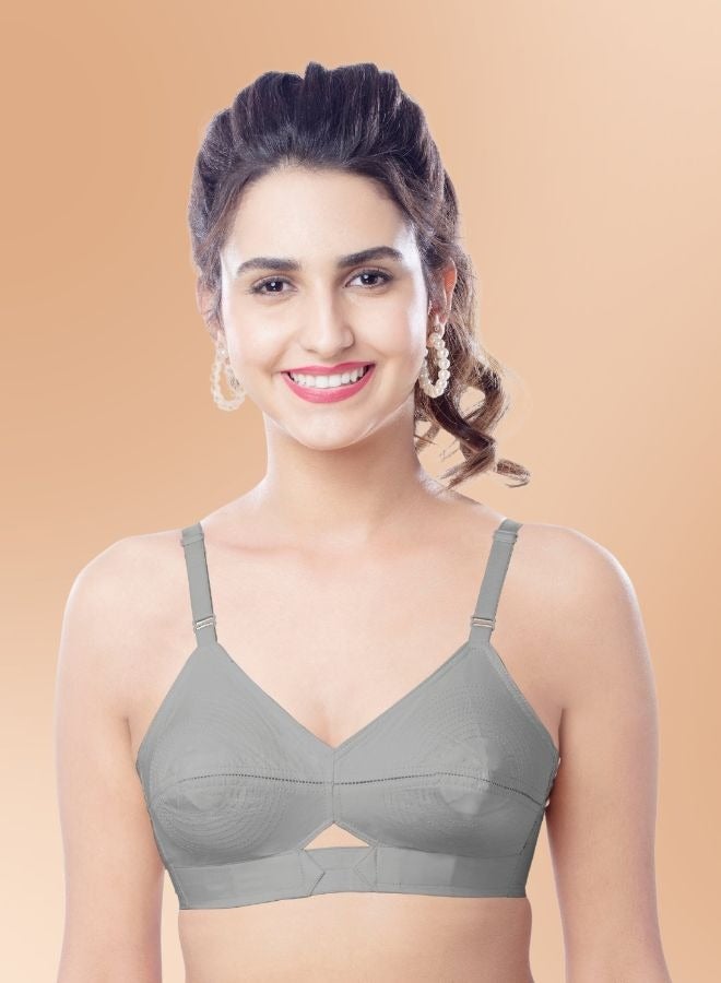 Brida Women's Cotton Bra(Kavya Xtrasoft) & High-Waisted Panties Set(Petals)- (Colours & Print May Vary) - Image 2