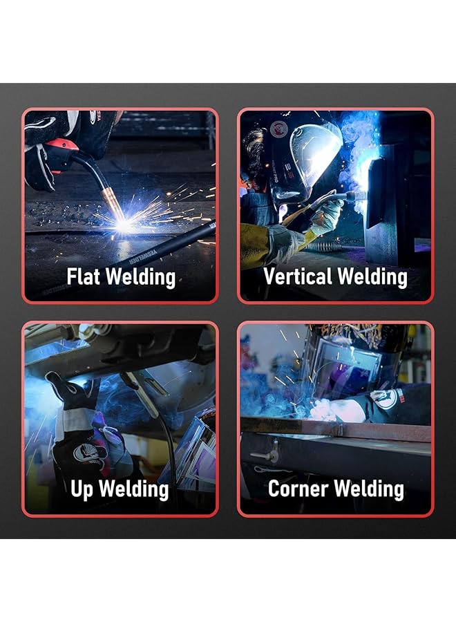 erorex Flux Cored Mig Wire Silver Pack Of 1 0.030 Inch Mild Steel E71Tgs Gasless 0.8Mm Diameter - Image 3