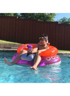 Swimline Original Inflatable Ufo Spaceship Pool Float Ride On With Fun Constant Flow Laser Ray Gun Water Squirter For Kids Cool Retro Style For Beach Ocean Pool Lake Extra Thick Large Floatie  - Image 5