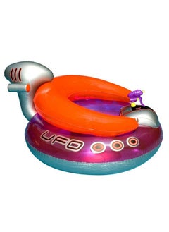 Swimline Original Inflatable Ufo Spaceship Pool Float Ride On With Fun Constant Flow Laser Ray Gun Water Squirter For Kids Cool Retro Style For Beach Ocean Pool Lake Extra Thick Large Floatie  - Image 1