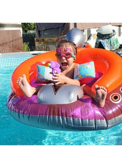 Swimline Original Inflatable Ufo Spaceship Pool Float Ride On With Fun Constant Flow Laser Ray Gun Water Squirter For Kids Cool Retro Style For Beach Ocean Pool Lake Extra Thick Large Floatie  - Image 4