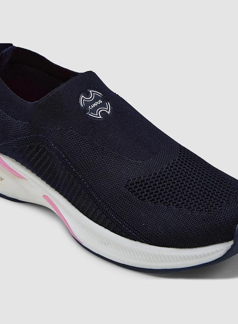 CAMPUS Navy/Pink Women's Navy Slip On Walking Shoes - Lightweight Shoes, Minimalist Designed for Elegance for Women | Best Price UAE