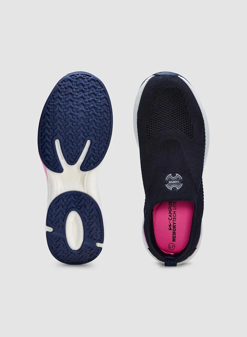 CAMPUS Navy/Pink Women's Navy Slip On Walking Shoes - Lightweight Shoes, Minimalist Designed for Elegance for Women | Best Price UAE