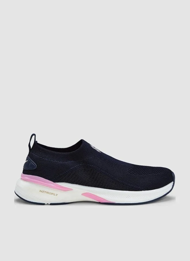 CAMPUS Women's Navy Slip On Walking Shoes - Lightweight Shoes, Minimalist Designed for Elegance