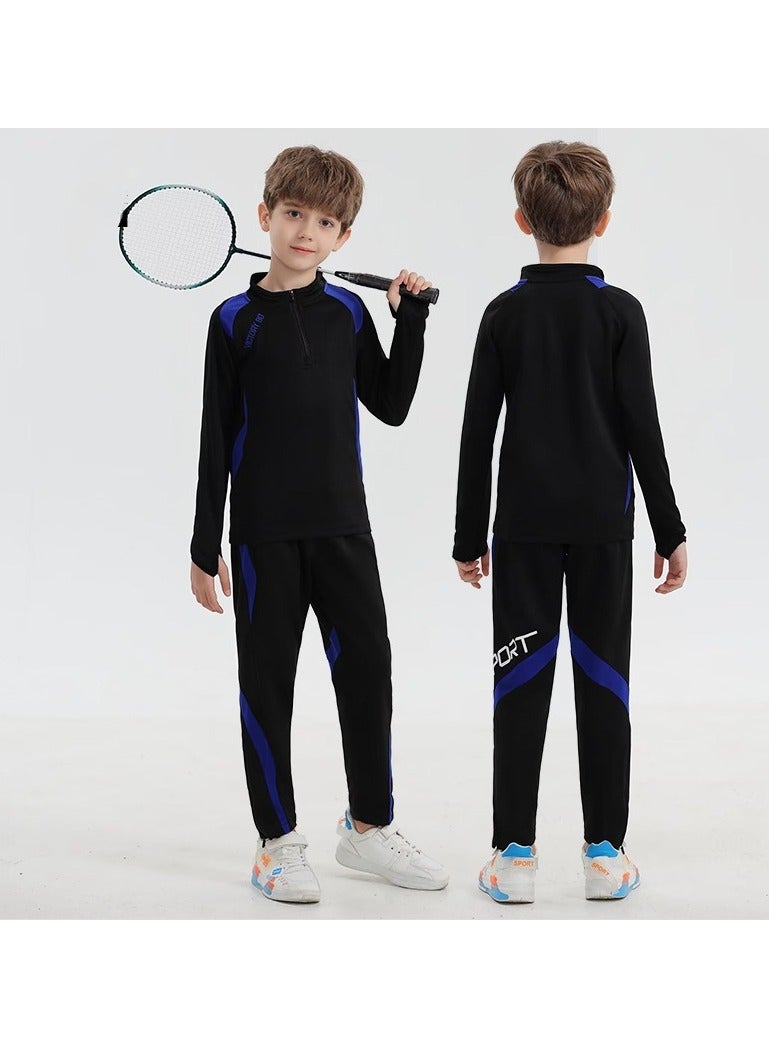KUYING Children's Basketball Training Suit With Long Sleeves - Image 1