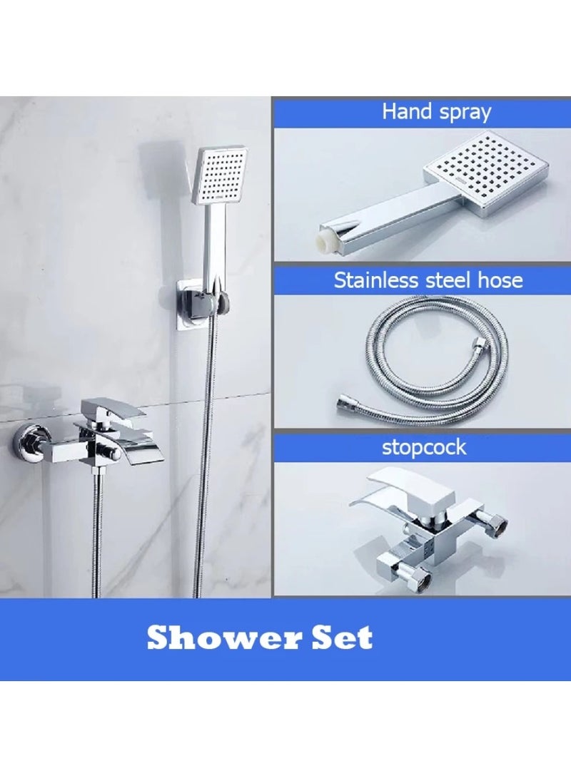 ارواق صنبور دش الحمام التبديل الثلاثي الساخن والبارد صنبور أخفى دش حمام صِمامُ تَغَيُّرِ التَّرَدُّدِ سخان المياه الكهربائي - Image 1