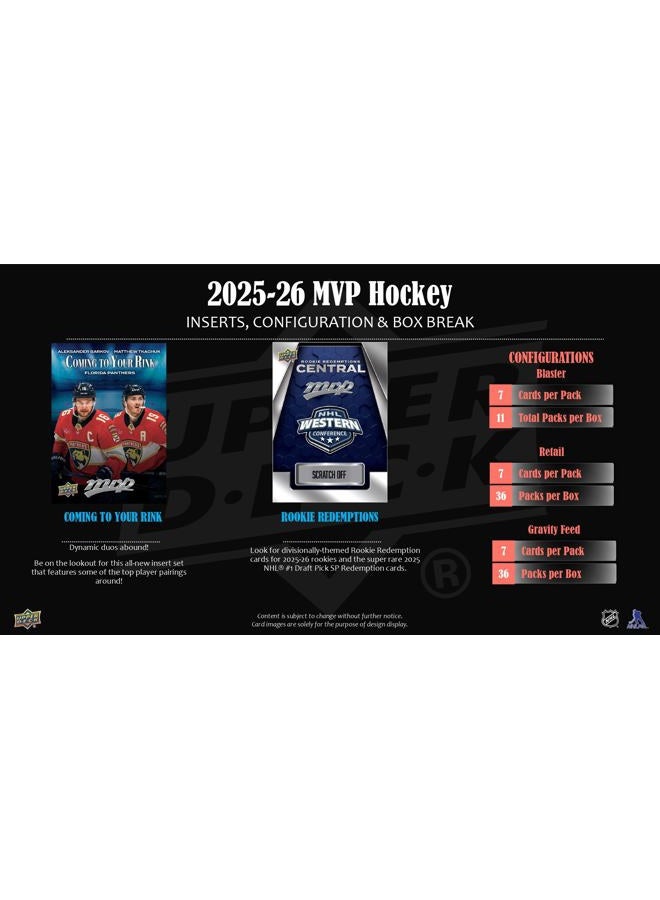 Upper Deck 2025-26 Upper Deck MVP Hockey Blaster Box - Image 4