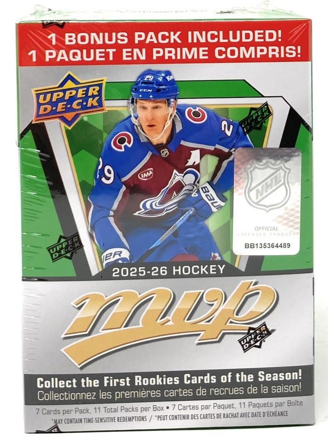 Upper Deck 2025-26 Upper Deck MVP Hockey Blaster Box - Image 1