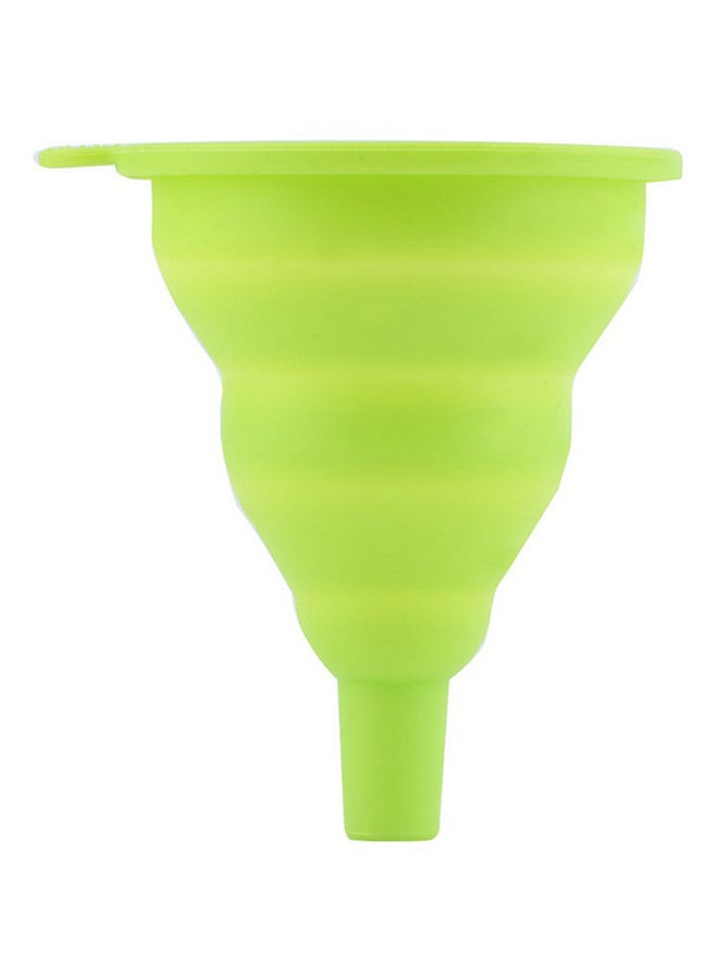 CABINA HOME Silicone Foldable Funnel Green 20cm - Image 1