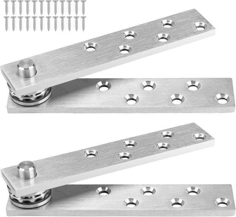 HBL ' Pivot Hinge Heavy Duty Hidden Door Hinge for Wooden Secret Door, Stainless Steel and 300LBS Load Pivot Door Hardware for Bookcase/Bookshelf with 360 Degree Rotation. - Image 1