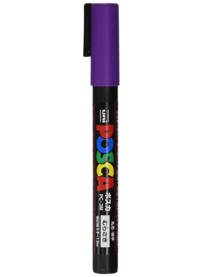 Uni Posca Fine Marker, Purple (PC3M.12)