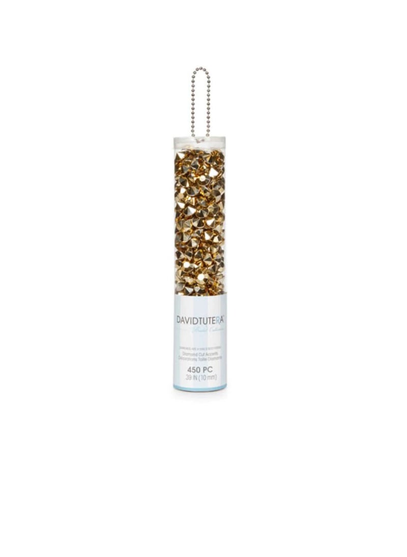 David Tutera - Diamond Cut Accents Gold Plated 10Mm - Image 1