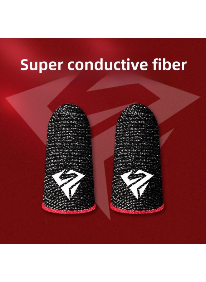 Beauenty Gaming Finger Sleeve Sweatproof Mobile Game FingerBreathable-Product Color:【Red】 Luxury Attitude E-Competition Level 【No Domestic E-Commerce】】  - Image 1