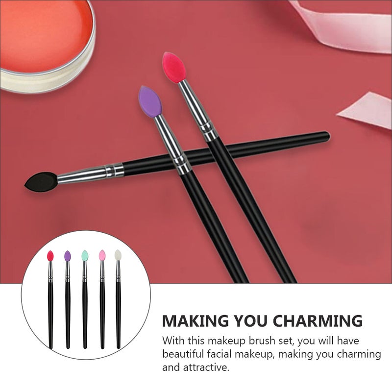5pcs Cosmetics Eye Shadow Face Makeup (Mixed Color) - Image 5