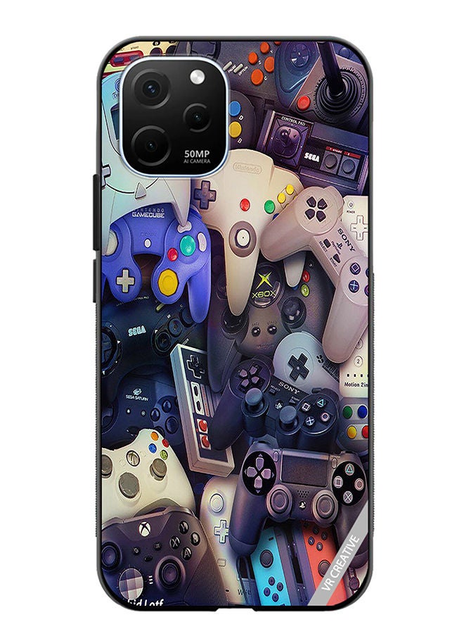 VR CREATIVE Protective Case Cover For Huawei Enjoy 50z Remote Controls Design Multicolour - Image 1