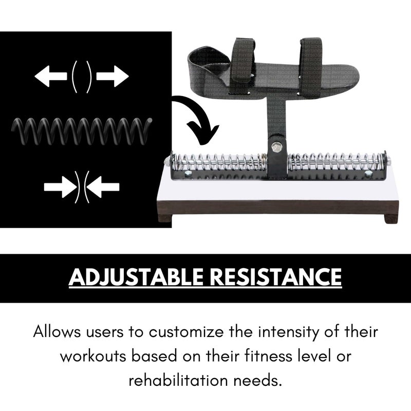 Physiogears Ankle and Heel Exerciser Physiotherapy Equipment for Physiotherapy Use (Ankle Wooden) - Image 5
