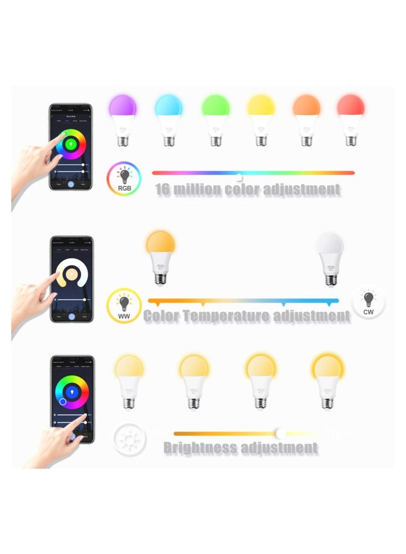 AROAQ Light Bulb Dusk to Dawn Light Bulbs Outdoor Smart Light Bulbs for Home/ Front Porch Light/ Yard Light/ Garage Light - Image 2