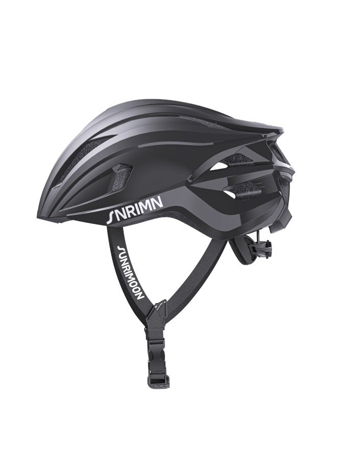 Sunrimoon Tt-27 Bicycle Riding Helmet Mountain Road Casual Commuting Safety Helmet Feather Black M - Image 3