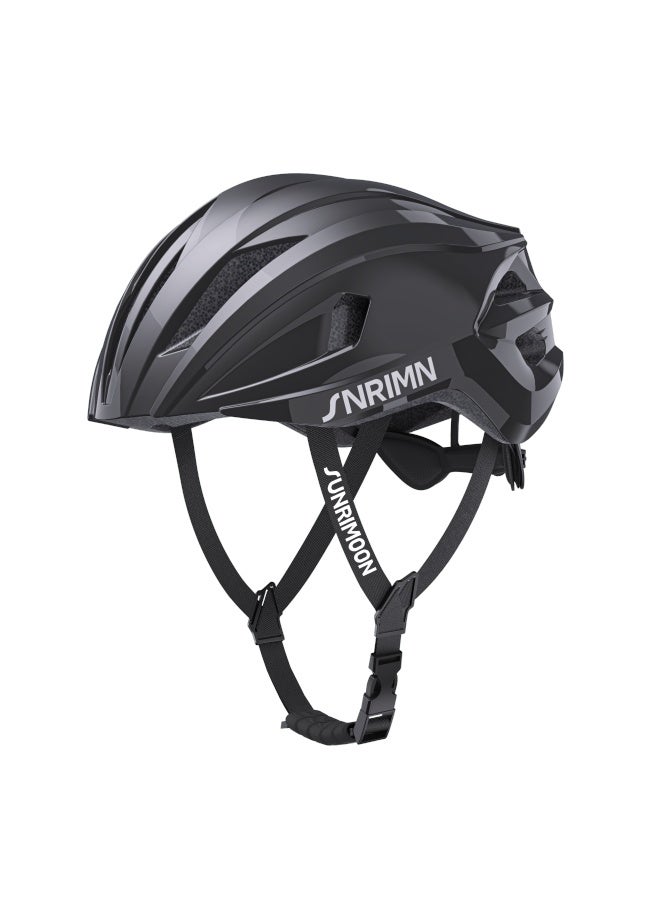 Sunrimoon Tt-27 Bicycle Riding Helmet Mountain Road Casual Commuting Safety Helmet Feather Black M - Image 2