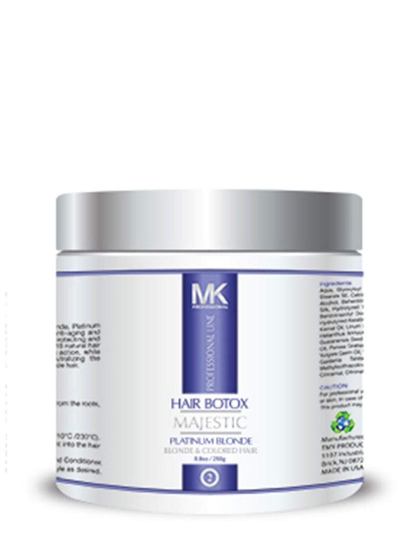 Majestic MK Hair Botox Platinum Blonde Treatment 250g 