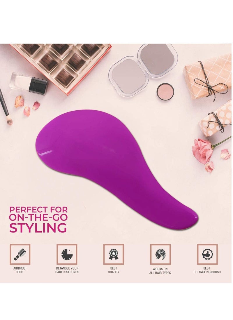 Y&D 1 PCS Scalp Massage Detangling Brush Anti-knot Comb Pain-Free Hair Straightener  - Image 3
