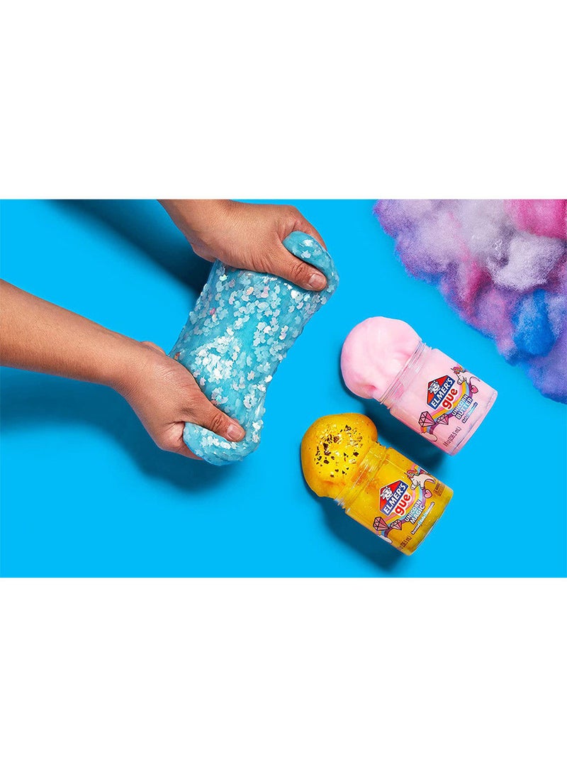Elmers Elmer’s Gue Premade Slime Unicorn Dream Slime Kit includes Unicorn Fluffy, Butter, and Magic Gues Pack of 3 - Image 2