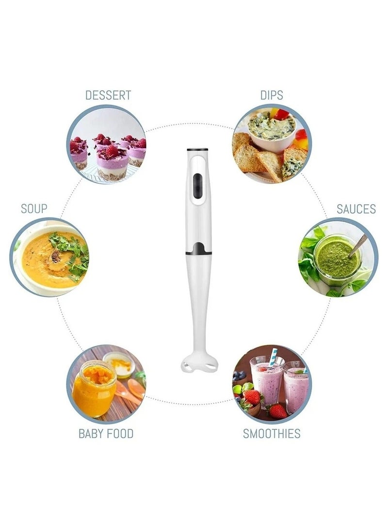 Denx Multi-Purpose Electric Hand Blender With Ergonomic Handle And Firm Grip For Comfortable Use And Easy Mixing Power 400 Watts - Image 2