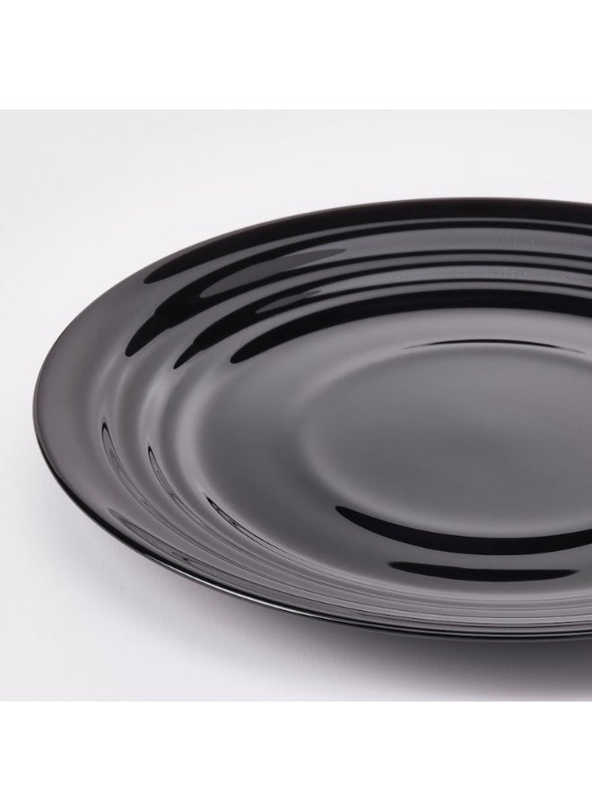 OFTAST Set of 5 Flat Plates For Serving Main Meals Black Size19 cm  - Image 3