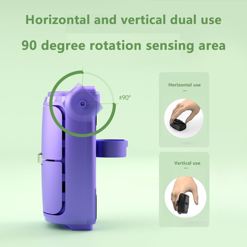 BT Dual-use for finger and desktop Dual-mode Bluetooth 5.0+2.4G with built-in battery Purple - Image 4
