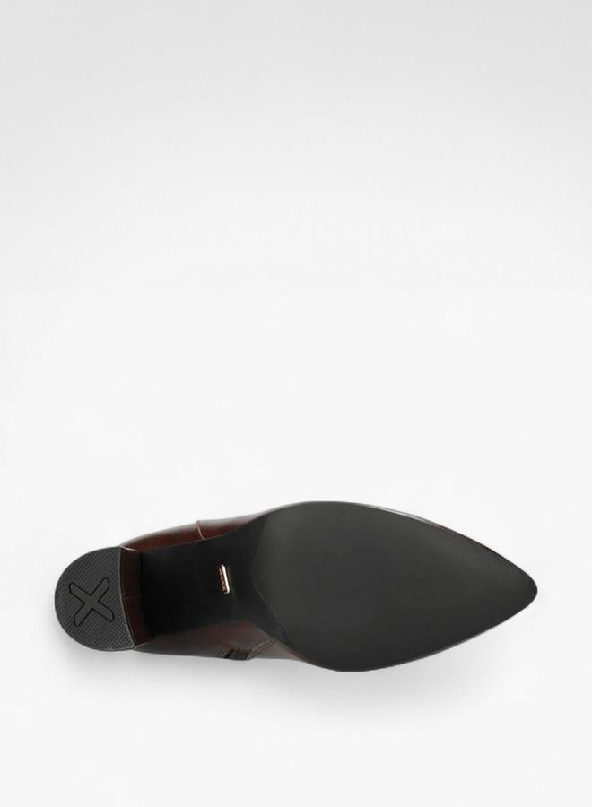 MEXX Solid High Shaft Boots with Block Heel - Image 5