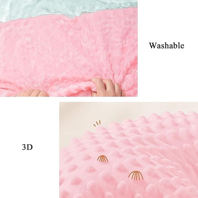 From the Farm From the Farm Pregnancy Pillow for Pregnant Women with Removable,Adjustable Maternity Pillow,Pregnant Women, Pregnancy Pillow Support for Abdomen,Back,Pregnancy Special Products (Pink) - Image 4