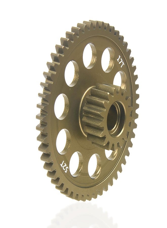 TOOMOD 17/52T Aluminum Counter Gear for Tamiya Blackfoot Monster Beetle Upgrades Replacement Parts - Image 1