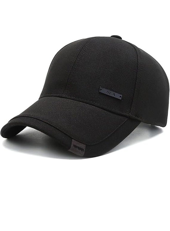 Baseball Cap - Adjustable UV Protection Outdoor Sports Hat Sun Visor Sun Protection Sun Hat Unisex Black  - Image 1