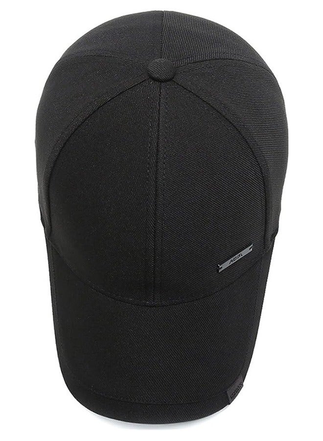 Baseball Cap - Adjustable UV Protection Outdoor Sports Hat Sun Visor Sun Protection Sun Hat Unisex Black  - Image 4
