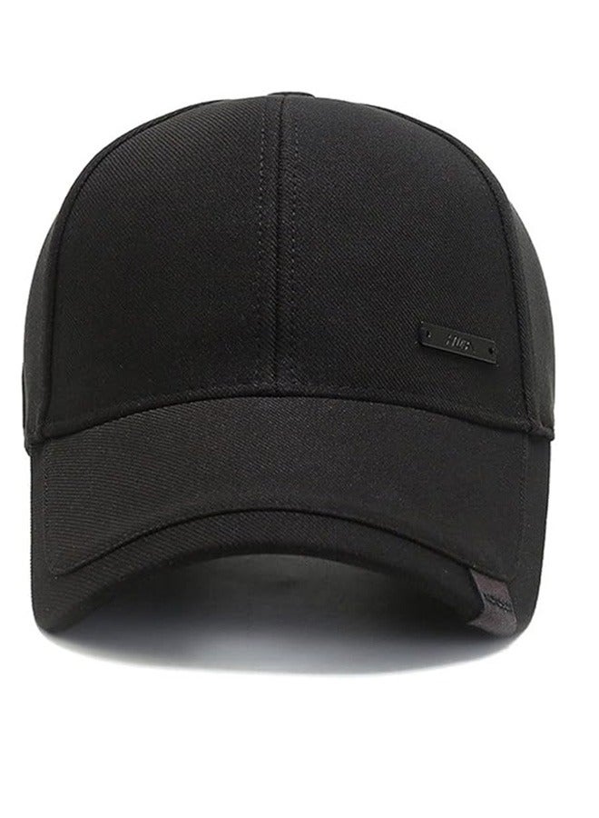 Baseball Cap - Adjustable UV Protection Outdoor Sports Hat Sun Visor Sun Protection Sun Hat Unisex Black  - Image 3