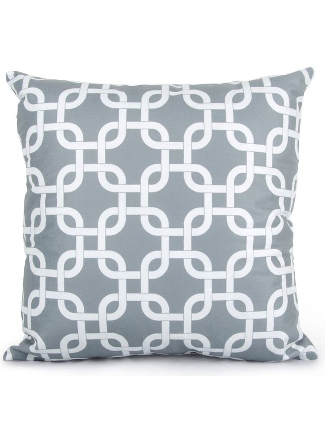 نيبمينينت غطاء وسادة مطبوع رمادي/ أبيض 45x45سم